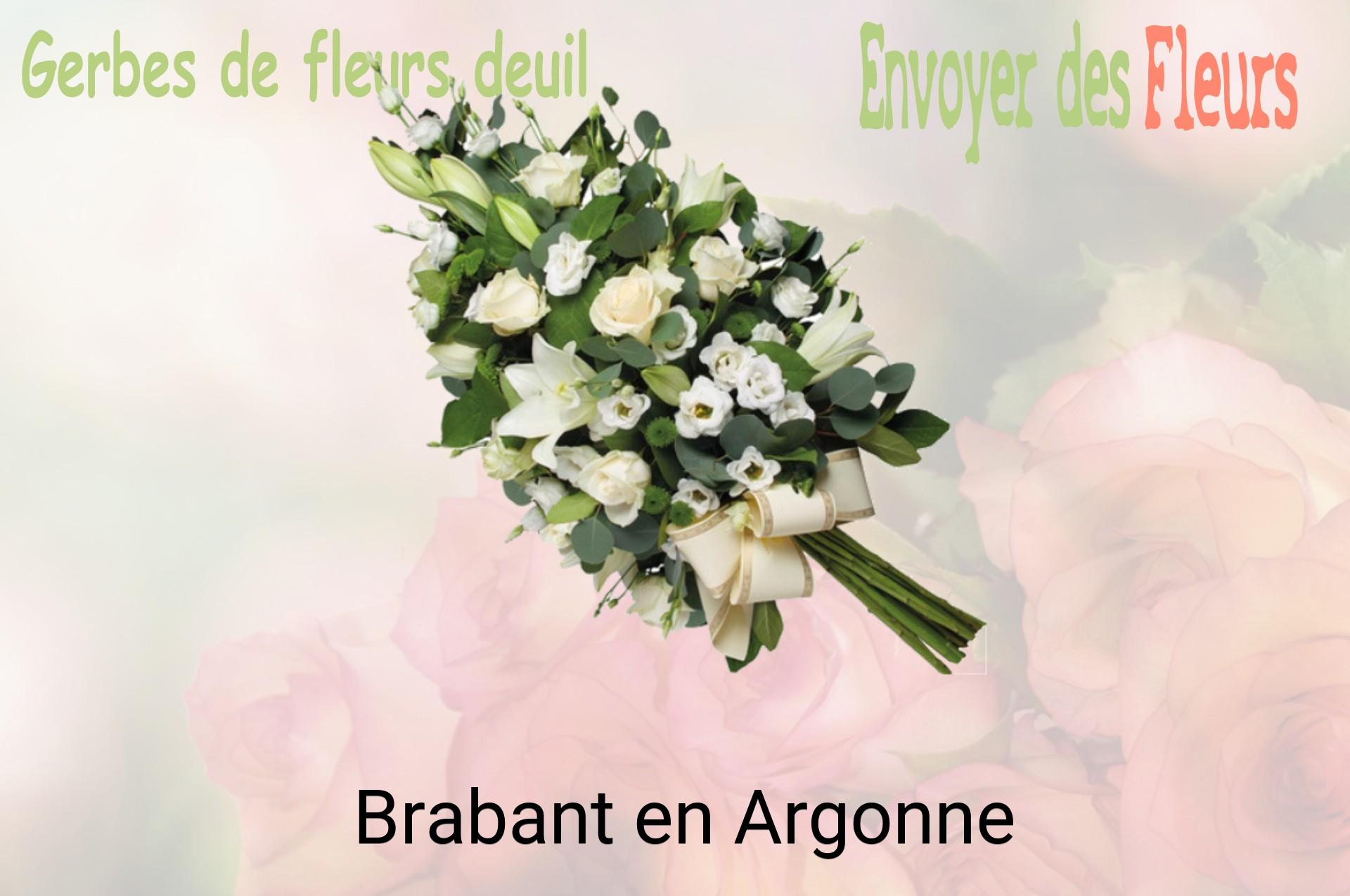 Gerbe de fleurs de deuil livrée à Brabant-en-Argonne